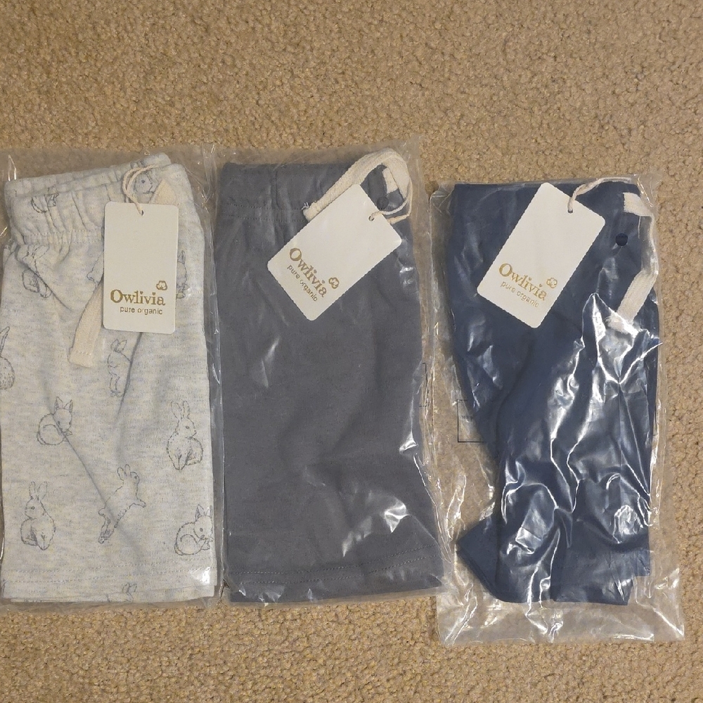 NEW 3 pack Owlivia Shorts